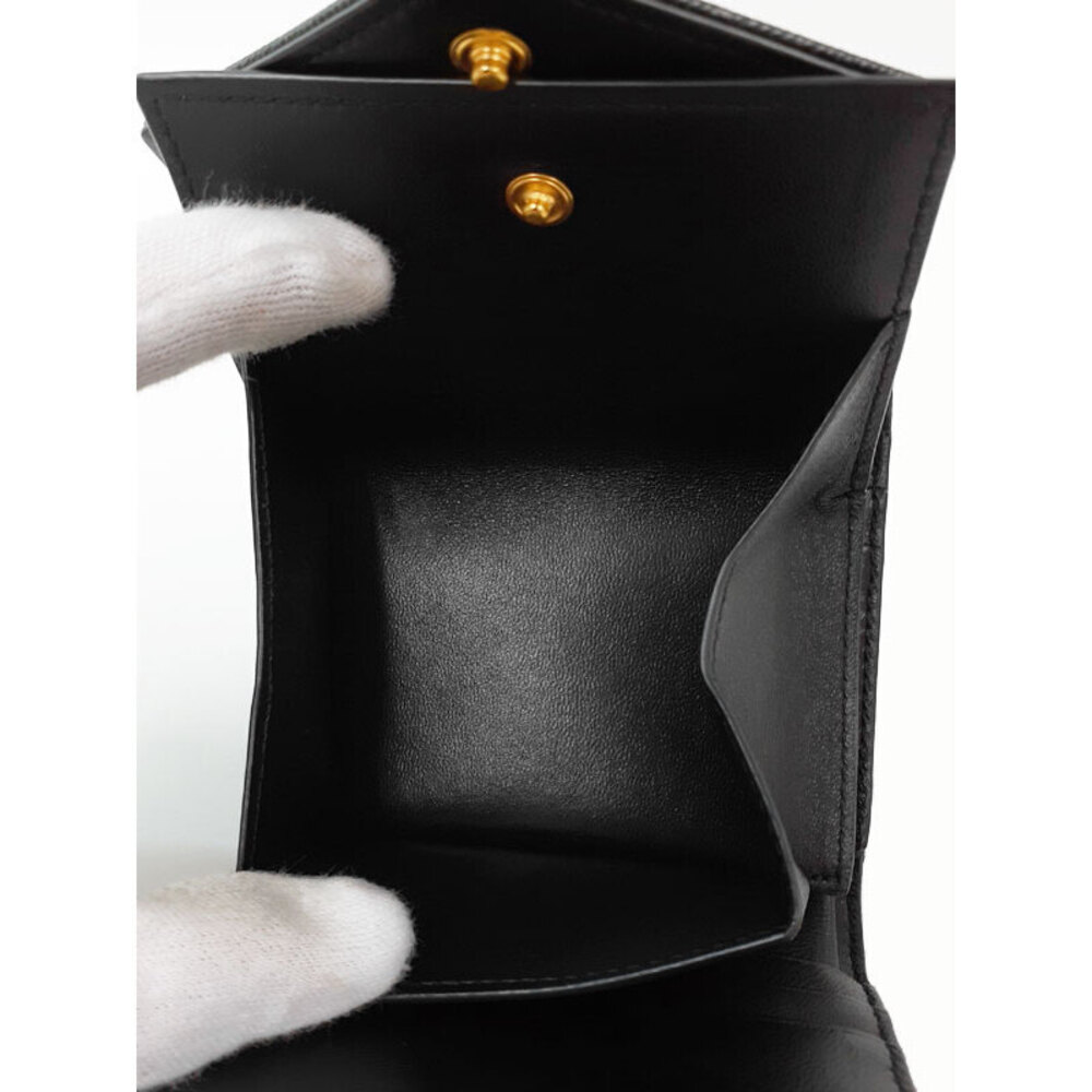 SAINT LAURENT Paris Monogram Multifold Wallet Tri fold Short - Picture 5 of 5